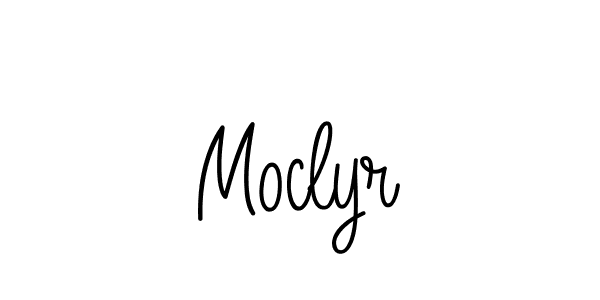 How to make Moclyr signature? Angelique-Rose-font-FFP is a professional autograph style. Create handwritten signature for Moclyr name. Moclyr signature style 5 images and pictures png