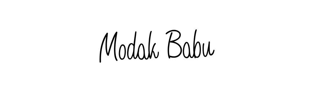 Here are the top 10 professional signature styles for the name Modak Babu. These are the best autograph styles you can use for your name. Modak Babu signature style 5 images and pictures png