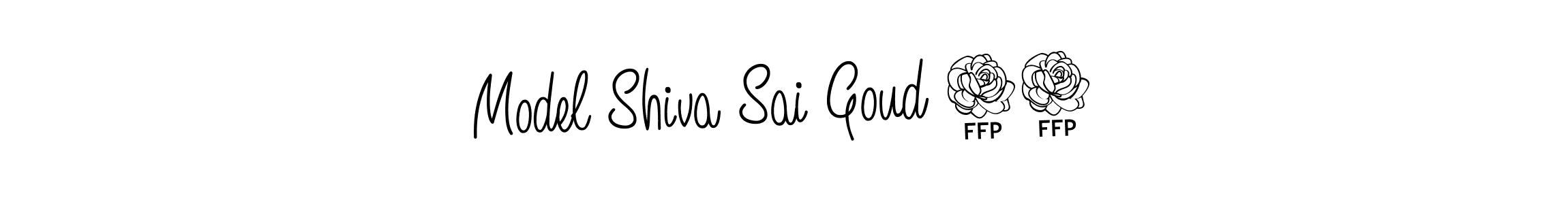 Make a beautiful signature design for name Model Shiva Sai Goud 18. With this signature (Angelique-Rose-font-FFP) style, you can create a handwritten signature for free. Model Shiva Sai Goud 18 signature style 5 images and pictures png