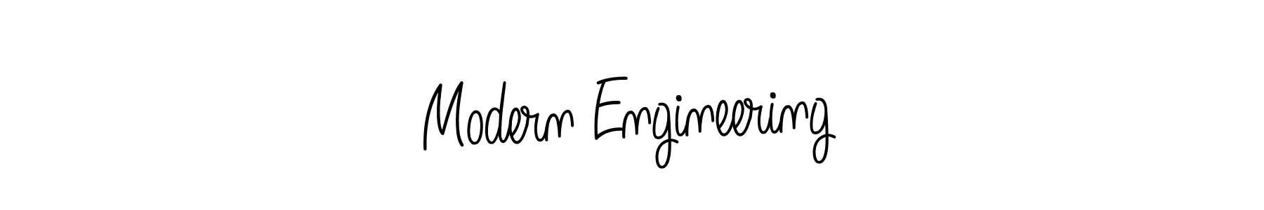 The best way (Angelique-Rose-font-FFP) to make a short signature is to pick only two or three words in your name. The name Modern Engineering include a total of six letters. For converting this name. Modern Engineering signature style 5 images and pictures png