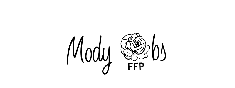 How to make Mody 1bs name signature. Use Angelique-Rose-font-FFP style for creating short signs online. This is the latest handwritten sign. Mody 1bs signature style 5 images and pictures png