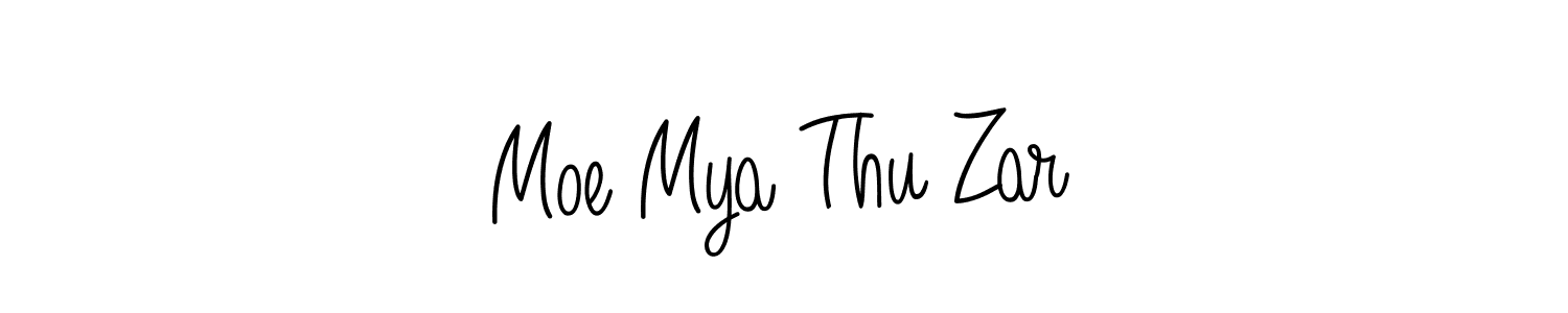 It looks lik you need a new signature style for name Moe Mya Thu Zar. Design unique handwritten (Angelique-Rose-font-FFP) signature with our free signature maker in just a few clicks. Moe Mya Thu Zar signature style 5 images and pictures png
