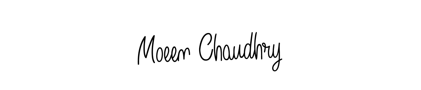 How to make Moeen Chaudhry signature? Angelique-Rose-font-FFP is a professional autograph style. Create handwritten signature for Moeen Chaudhry name. Moeen Chaudhry signature style 5 images and pictures png