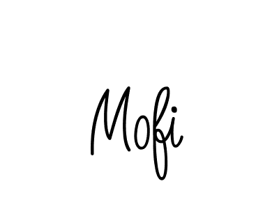 Design your own signature with our free online signature maker. With this signature software, you can create a handwritten (Angelique-Rose-font-FFP) signature for name Mofi. Mofi signature style 5 images and pictures png