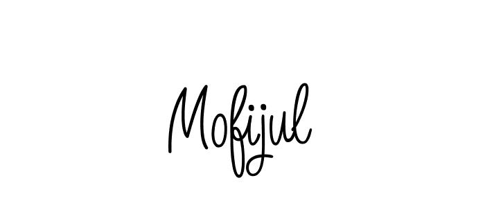 Mofijul stylish signature style. Best Handwritten Sign (Angelique-Rose-font-FFP) for my name. Handwritten Signature Collection Ideas for my name Mofijul. Mofijul signature style 5 images and pictures png