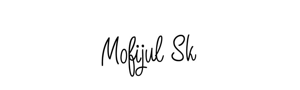 How to make Mofijul Sk name signature. Use Angelique-Rose-font-FFP style for creating short signs online. This is the latest handwritten sign. Mofijul Sk signature style 5 images and pictures png