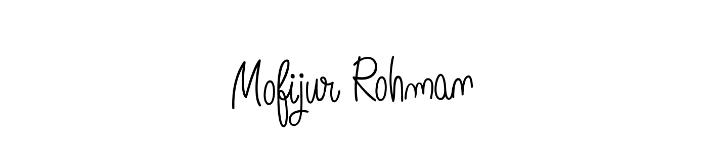 Make a beautiful signature design for name Mofijur Rohman. With this signature (Angelique-Rose-font-FFP) style, you can create a handwritten signature for free. Mofijur Rohman signature style 5 images and pictures png