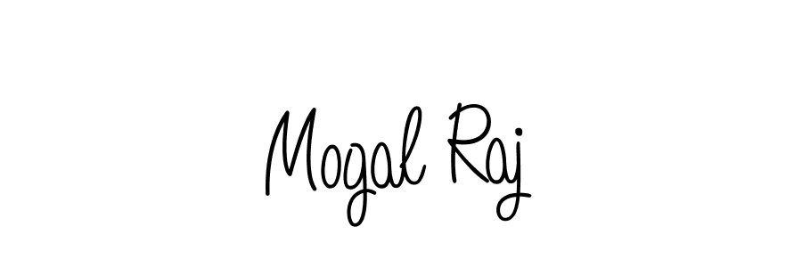 How to make Mogal Raj signature? Angelique-Rose-font-FFP is a professional autograph style. Create handwritten signature for Mogal Raj name. Mogal Raj signature style 5 images and pictures png