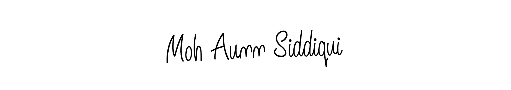 Create a beautiful signature design for name Moh Aunn Siddiqui. With this signature (Angelique-Rose-font-FFP) fonts, you can make a handwritten signature for free. Moh Aunn Siddiqui signature style 5 images and pictures png