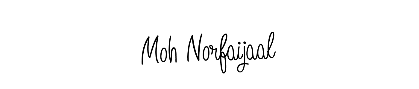 How to Draw Moh Norfaijaal signature style? Angelique-Rose-font-FFP is a latest design signature styles for name Moh Norfaijaal. Moh Norfaijaal signature style 5 images and pictures png