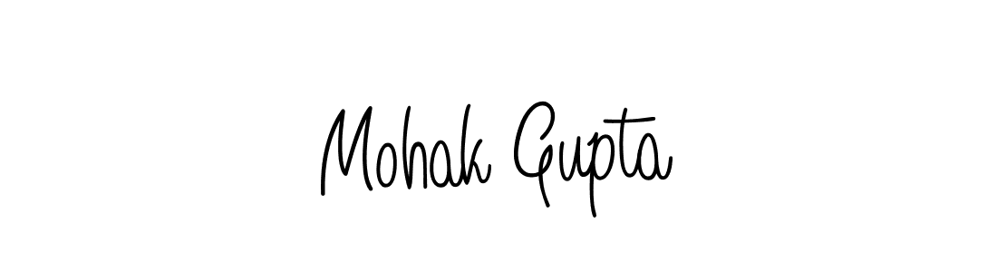 Mohak Gupta stylish signature style. Best Handwritten Sign (Angelique-Rose-font-FFP) for my name. Handwritten Signature Collection Ideas for my name Mohak Gupta. Mohak Gupta signature style 5 images and pictures png