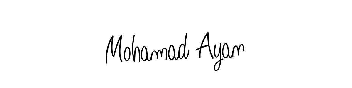 Once you've used our free online signature maker to create your best signature Angelique-Rose-font-FFP style, it's time to enjoy all of the benefits that Mohamad Ayan name signing documents. Mohamad Ayan signature style 5 images and pictures png