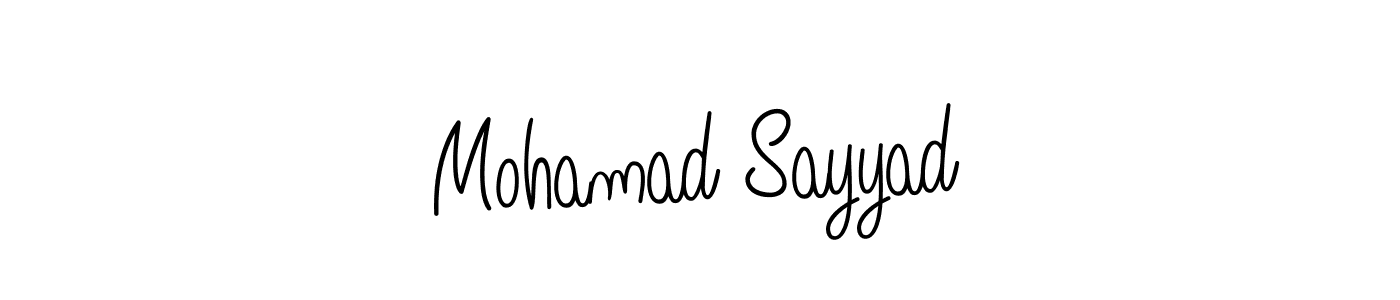 if you are searching for the best signature style for your name Mohamad Sayyad. so please give up your signature search. here we have designed multiple signature styles  using Angelique-Rose-font-FFP. Mohamad Sayyad signature style 5 images and pictures png