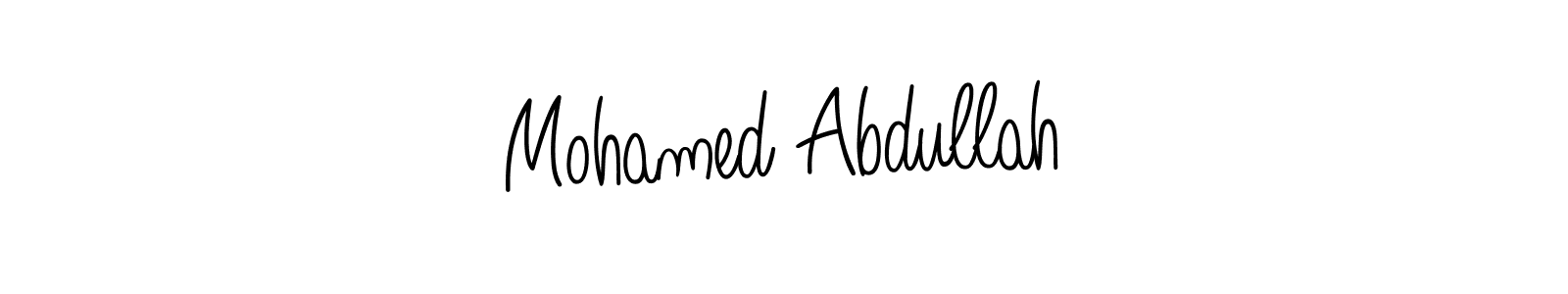 Make a beautiful signature design for name Mohamed Abdullah. Use this online signature maker to create a handwritten signature for free. Mohamed Abdullah signature style 5 images and pictures png