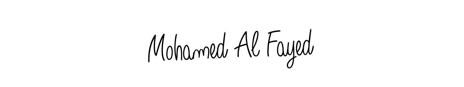 Use a signature maker to create a handwritten signature online. With this signature software, you can design (Angelique-Rose-font-FFP) your own signature for name Mohamed Al Fayed. Mohamed Al Fayed signature style 5 images and pictures png