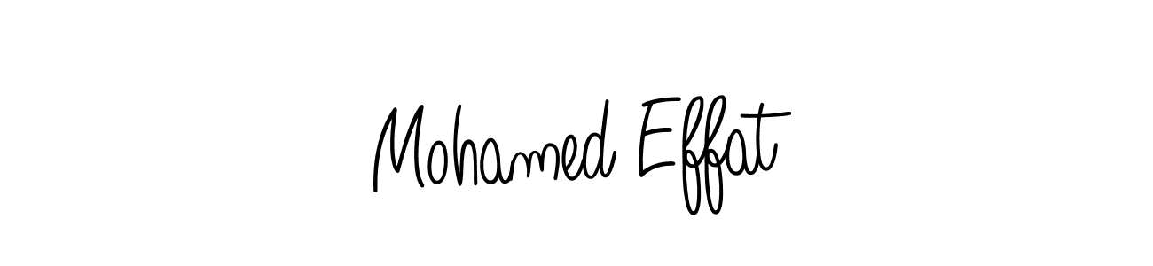 The best way (Angelique-Rose-font-FFP) to make a short signature is to pick only two or three words in your name. The name Mohamed Effat include a total of six letters. For converting this name. Mohamed Effat signature style 5 images and pictures png
