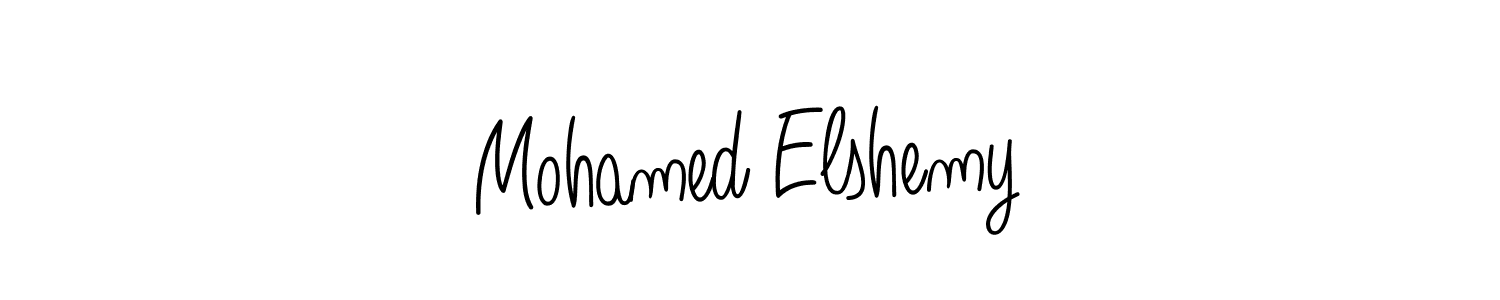 Create a beautiful signature design for name Mohamed Elshemy. With this signature (Angelique-Rose-font-FFP) fonts, you can make a handwritten signature for free. Mohamed Elshemy signature style 5 images and pictures png