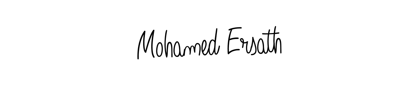 Make a short Mohamed Ersath signature style. Manage your documents anywhere anytime using Angelique-Rose-font-FFP. Create and add eSignatures, submit forms, share and send files easily. Mohamed Ersath signature style 5 images and pictures png