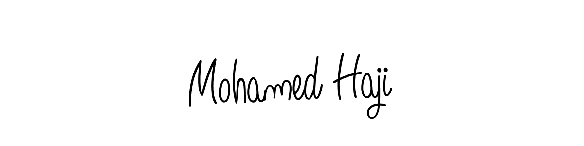 How to make Mohamed Haji signature? Angelique-Rose-font-FFP is a professional autograph style. Create handwritten signature for Mohamed Haji name. Mohamed Haji signature style 5 images and pictures png