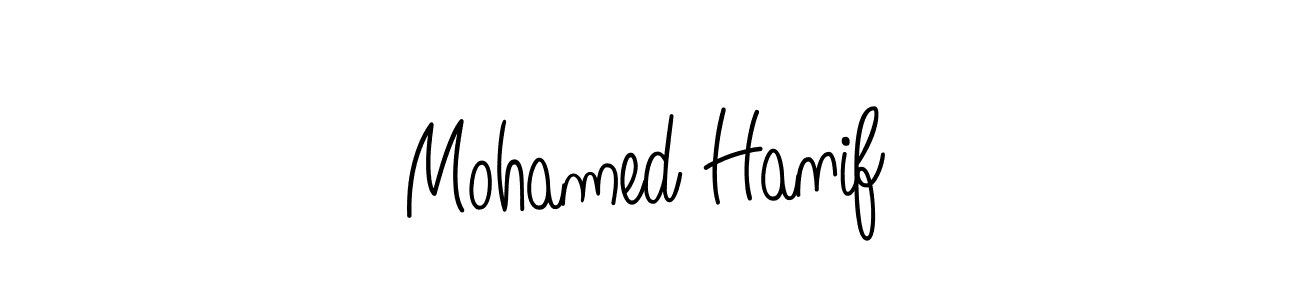 Create a beautiful signature design for name Mohamed Hanif. With this signature (Angelique-Rose-font-FFP) fonts, you can make a handwritten signature for free. Mohamed Hanif signature style 5 images and pictures png