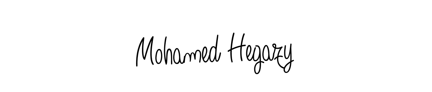 Design your own signature with our free online signature maker. With this signature software, you can create a handwritten (Angelique-Rose-font-FFP) signature for name Mohamed Hegazy. Mohamed Hegazy signature style 5 images and pictures png