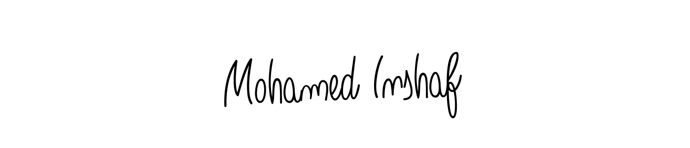 It looks lik you need a new signature style for name Mohamed Inshaf. Design unique handwritten (Angelique-Rose-font-FFP) signature with our free signature maker in just a few clicks. Mohamed Inshaf signature style 5 images and pictures png