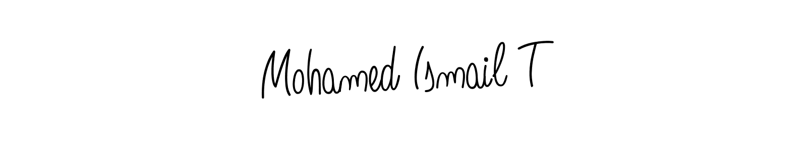 This is the best signature style for the Mohamed Ismail T name. Also you like these signature font (Angelique-Rose-font-FFP). Mix name signature. Mohamed Ismail T signature style 5 images and pictures png
