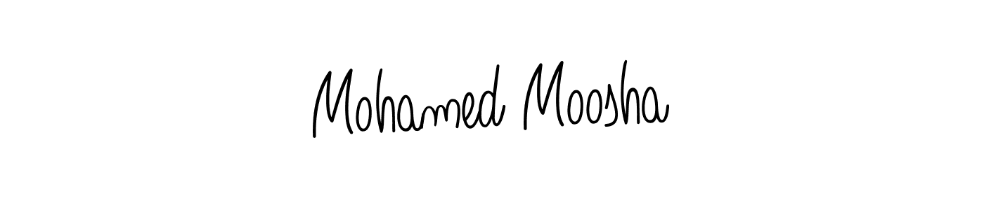 Also we have Mohamed Moosha name is the best signature style. Create professional handwritten signature collection using Angelique-Rose-font-FFP autograph style. Mohamed Moosha signature style 5 images and pictures png