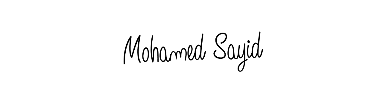 Make a short Mohamed Sayid signature style. Manage your documents anywhere anytime using Angelique-Rose-font-FFP. Create and add eSignatures, submit forms, share and send files easily. Mohamed Sayid signature style 5 images and pictures png