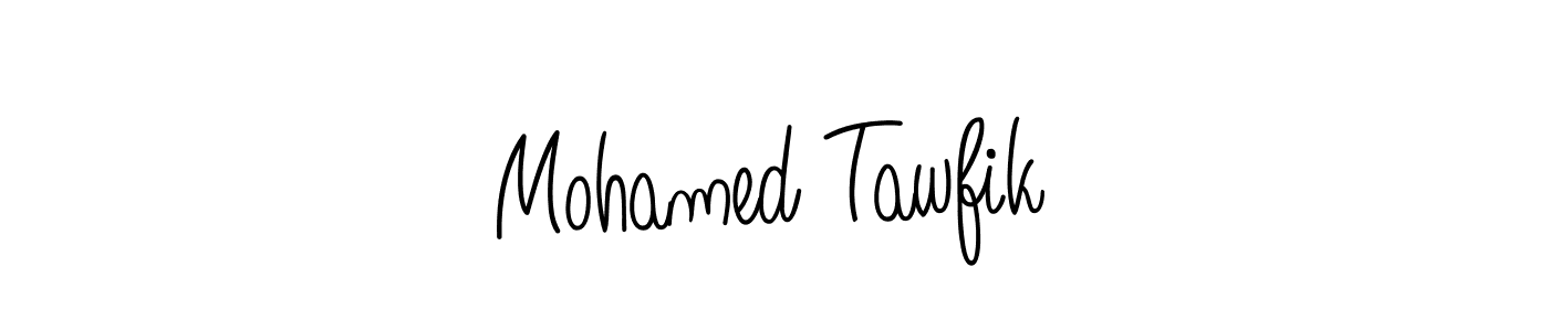 Create a beautiful signature design for name Mohamed Tawfik. With this signature (Angelique-Rose-font-FFP) fonts, you can make a handwritten signature for free. Mohamed Tawfik signature style 5 images and pictures png