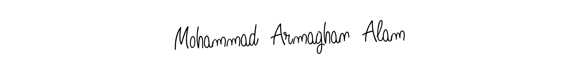 Create a beautiful signature design for name Mohammad  Armaghan  Alam. With this signature (Angelique-Rose-font-FFP) fonts, you can make a handwritten signature for free. Mohammad  Armaghan  Alam signature style 5 images and pictures png