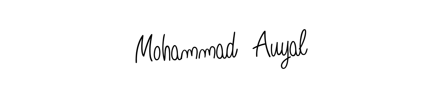 Design your own signature with our free online signature maker. With this signature software, you can create a handwritten (Angelique-Rose-font-FFP) signature for name Mohammad  Auyal. Mohammad  Auyal signature style 5 images and pictures png
