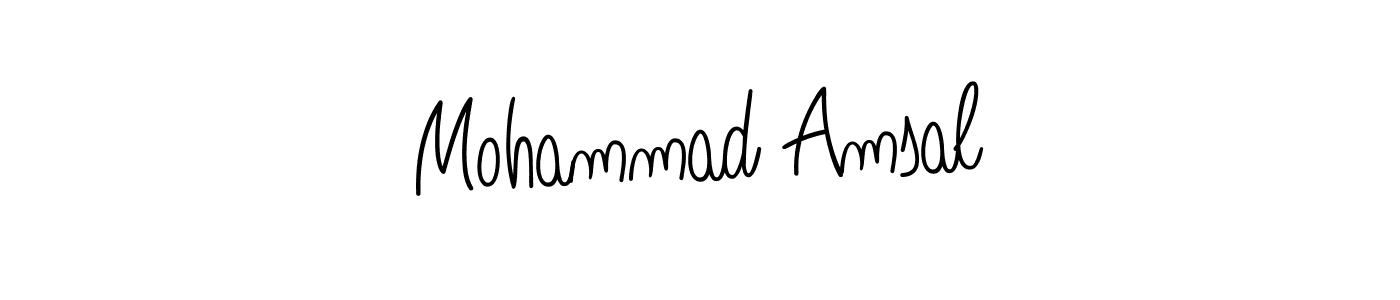 Once you've used our free online signature maker to create your best signature Angelique-Rose-font-FFP style, it's time to enjoy all of the benefits that Mohammad Amsal name signing documents. Mohammad Amsal signature style 5 images and pictures png