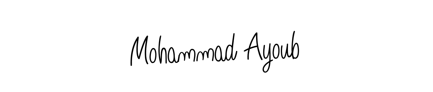 Best and Professional Signature Style for Mohammad Ayoub. Angelique-Rose-font-FFP Best Signature Style Collection. Mohammad Ayoub signature style 5 images and pictures png