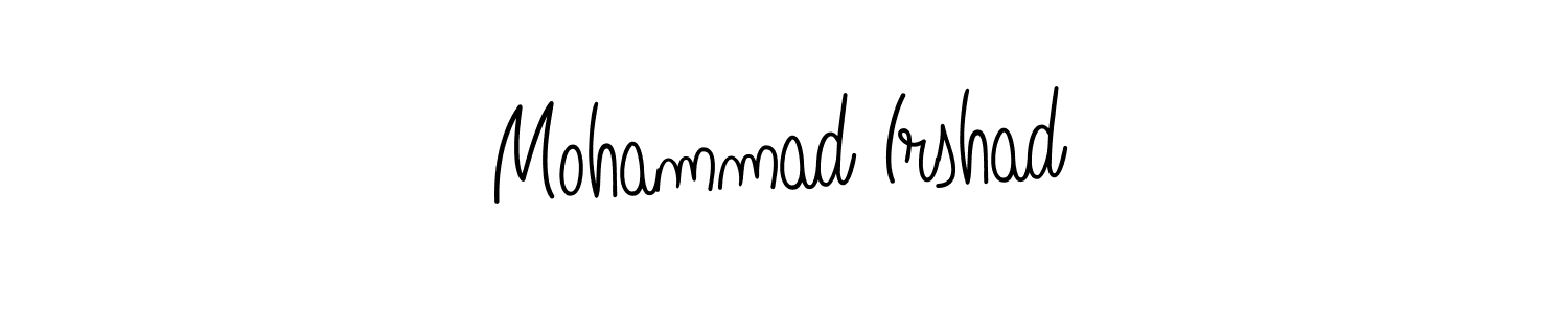This is the best signature style for the Mohammad Irshad name. Also you like these signature font (Angelique-Rose-font-FFP). Mix name signature. Mohammad Irshad signature style 5 images and pictures png
