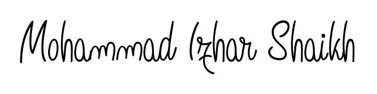 Download transparent PNG signature for name Mohammad Izhar Shaikh styled with Angelique-Rose-font-FFP font. Ready to paste directly into PDF and Word agreements. Mohammad Izhar Shaikh signature style 5 images and pictures png