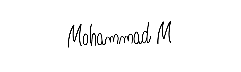 Best and Professional Signature Style for Mohammad M. Angelique-Rose-font-FFP Best Signature Style Collection. Mohammad M signature style 5 images and pictures png