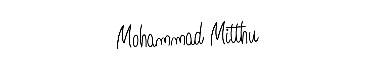 Once you've used our free online signature maker to create your best signature Angelique-Rose-font-FFP style, it's time to enjoy all of the benefits that Mohammad Mitthu name signing documents. Mohammad Mitthu signature style 5 images and pictures png