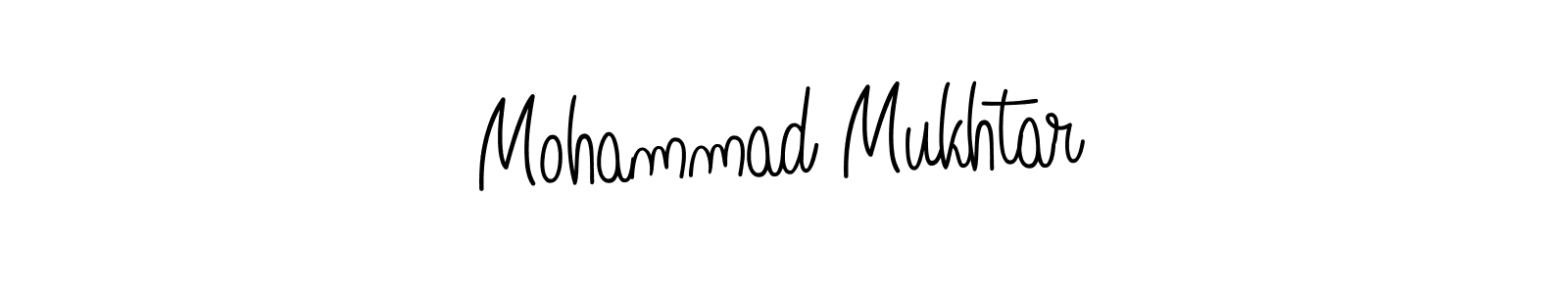 Design your own signature with our free online signature maker. With this signature software, you can create a handwritten (Angelique-Rose-font-FFP) signature for name Mohammad Mukhtar. Mohammad Mukhtar signature style 5 images and pictures png