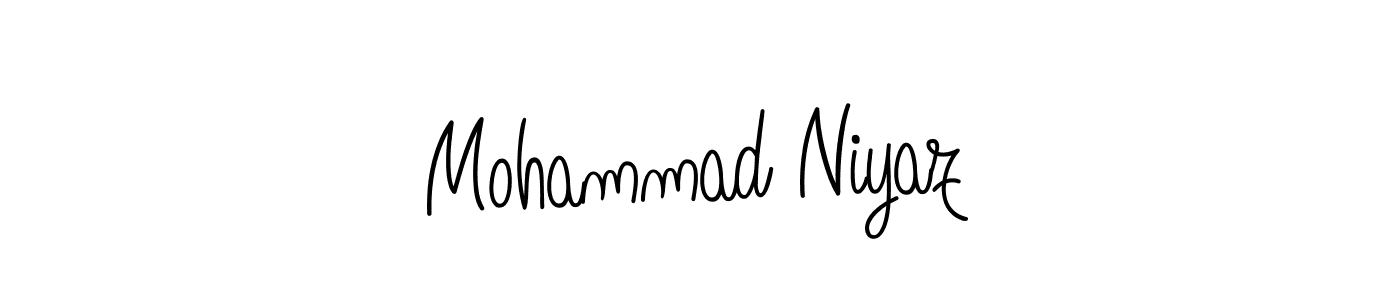 Angelique-Rose-font-FFP is a professional signature style that is perfect for those who want to add a touch of class to their signature. It is also a great choice for those who want to make their signature more unique. Get Mohammad Niyaz name to fancy signature for free. Mohammad Niyaz signature style 5 images and pictures png