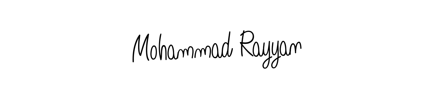 How to Draw Mohammad Rayyan signature style? Angelique-Rose-font-FFP is a latest design signature styles for name Mohammad Rayyan. Mohammad Rayyan signature style 5 images and pictures png