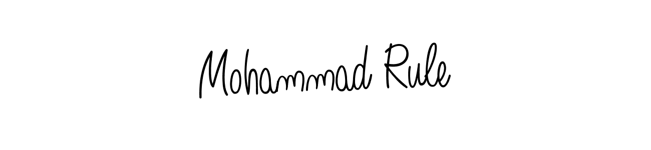 Check out images of Autograph of Mohammad Rule name. Actor Mohammad Rule Signature Style. Angelique-Rose-font-FFP is a professional sign style online. Mohammad Rule signature style 5 images and pictures png