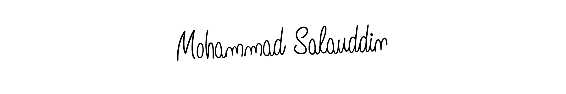 Make a beautiful signature design for name Mohammad Salauddin. With this signature (Angelique-Rose-font-FFP) style, you can create a handwritten signature for free. Mohammad Salauddin signature style 5 images and pictures png