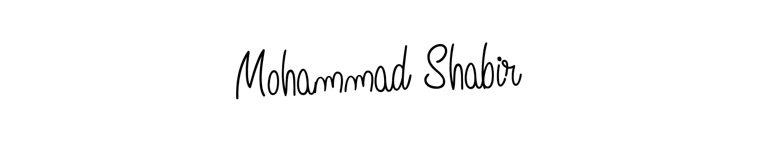 Design your own signature with our free online signature maker. With this signature software, you can create a handwritten (Angelique-Rose-font-FFP) signature for name Mohammad Shabir. Mohammad Shabir signature style 5 images and pictures png