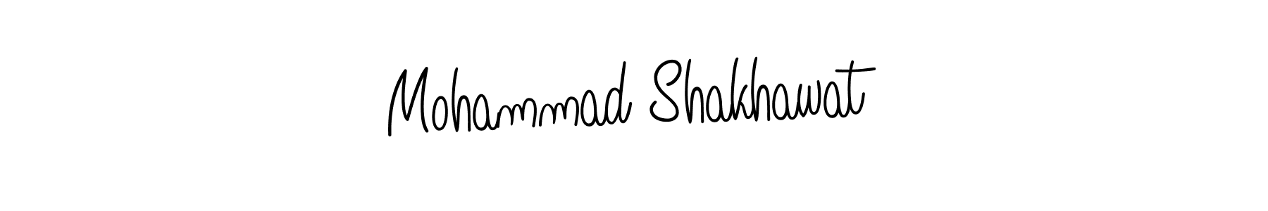 The best way (Angelique-Rose-font-FFP) to make a short signature is to pick only two or three words in your name. The name Mohammad Shakhawat include a total of six letters. For converting this name. Mohammad Shakhawat signature style 5 images and pictures png