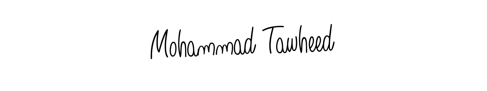 Mohammad Tawheed stylish signature style. Best Handwritten Sign (Angelique-Rose-font-FFP) for my name. Handwritten Signature Collection Ideas for my name Mohammad Tawheed. Mohammad Tawheed signature style 5 images and pictures png