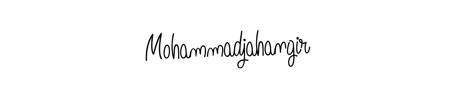 How to make Mohammadjahangir name signature. Use Angelique-Rose-font-FFP style for creating short signs online. This is the latest handwritten sign. Mohammadjahangir signature style 5 images and pictures png