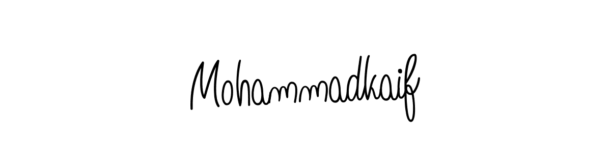Make a short Mohammadkaif signature style. Manage your documents anywhere anytime using Angelique-Rose-font-FFP. Create and add eSignatures, submit forms, share and send files easily. Mohammadkaif signature style 5 images and pictures png