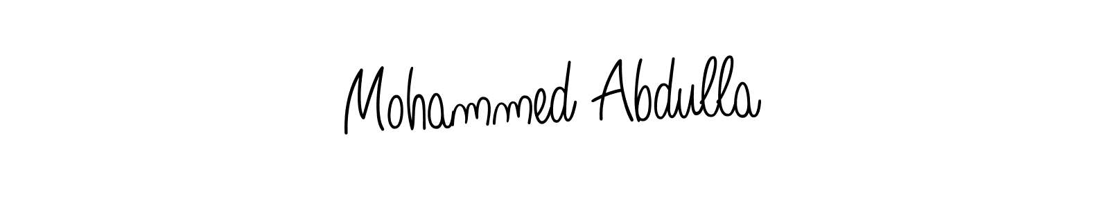 How to Draw Mohammed Abdulla signature style? Angelique-Rose-font-FFP is a latest design signature styles for name Mohammed Abdulla. Mohammed Abdulla signature style 5 images and pictures png