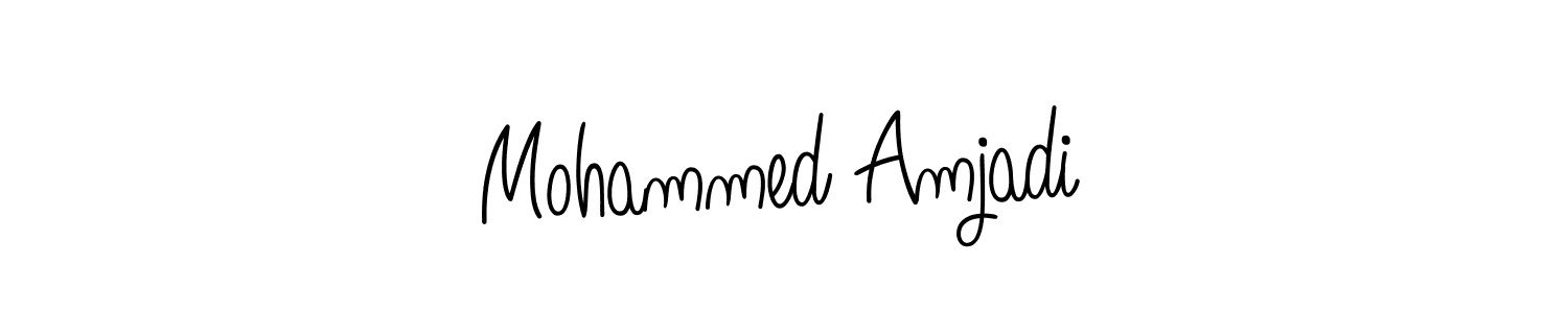 if you are searching for the best signature style for your name Mohammed Amjadi. so please give up your signature search. here we have designed multiple signature styles  using Angelique-Rose-font-FFP. Mohammed Amjadi signature style 5 images and pictures png